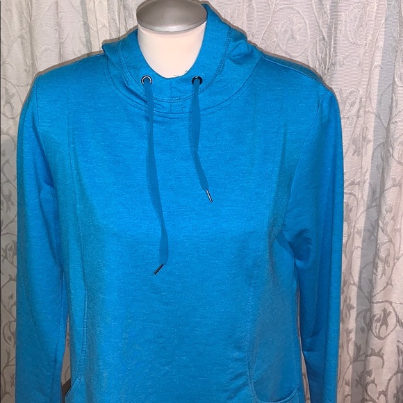 Roots ,Bright blue hoodie, thumb holes & pockets - Picture 2 of 13